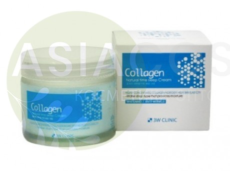 3W CLINIC COLLAGEN NATURAL TIME SLEEP CREAM (70G) EXP 2024/10/29