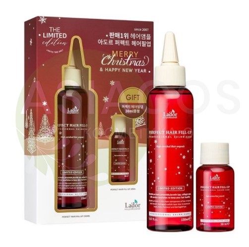 LADOR Limited edition ‘Red perfect hair fill-up SET (150ML+30ML) EXP 2022/12
